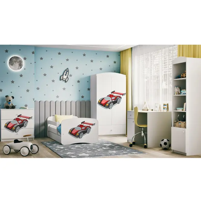 Detská komoda  Babydreams Biely – Auto,6