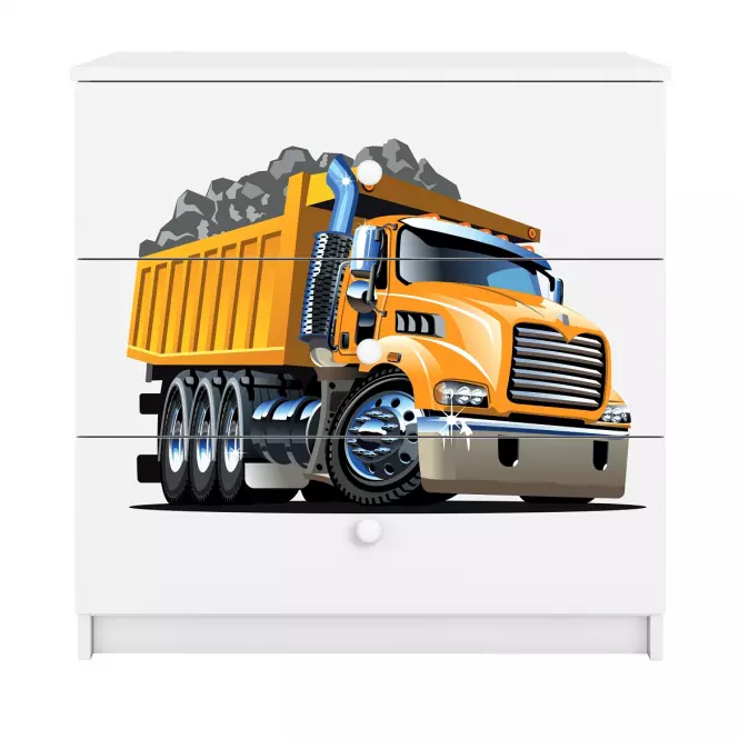 Komoda Pre Detská Babydreams Biely – Truck