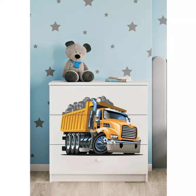 Komoda Pre Detská Babydreams Biely – Truck