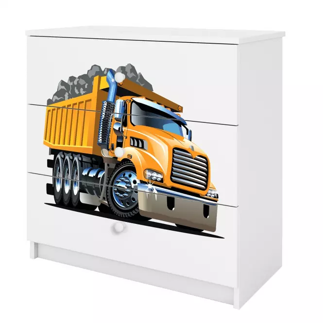 Komoda Pre Detská Babydreams Biely – Truck