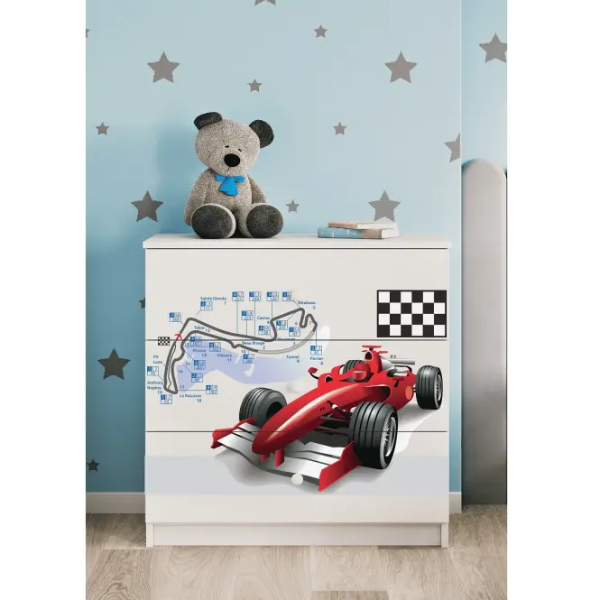 Detská komoda  Babydreams biela – Formula,5