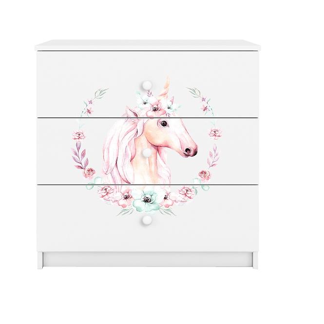 Komoda Pre Detská Babydreams Biely – Horse,4