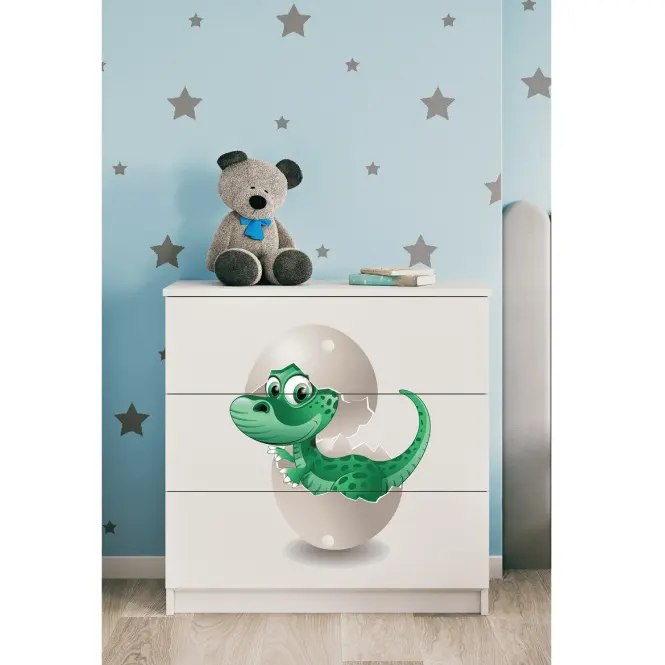 Detská komoda  Babydreams Biely – Dino,5