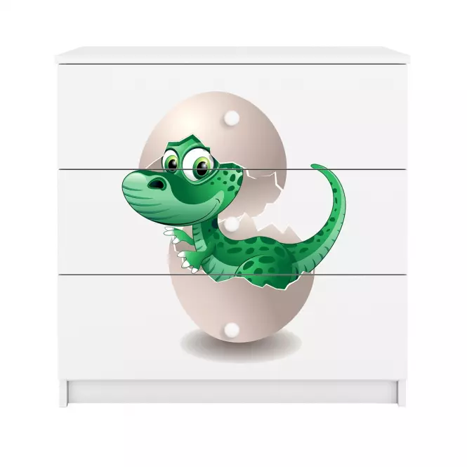 Komoda Pre Detská Babydreams Biely – Dino