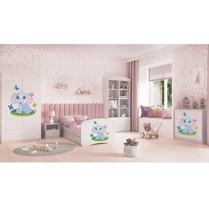 Komoda Pre Detská Babydreams Biely – Slon