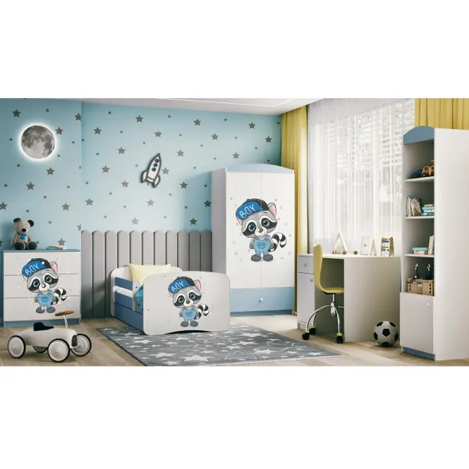 Detská komoda Babydreams Modrá –  Medvedík čistotný,6