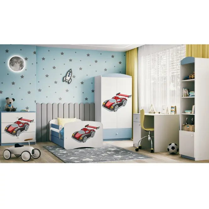 Detská komoda  Babydreams modrá – Auto,6