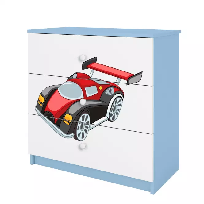 Komoda Pre Detská Babydreams Modrá – Auto