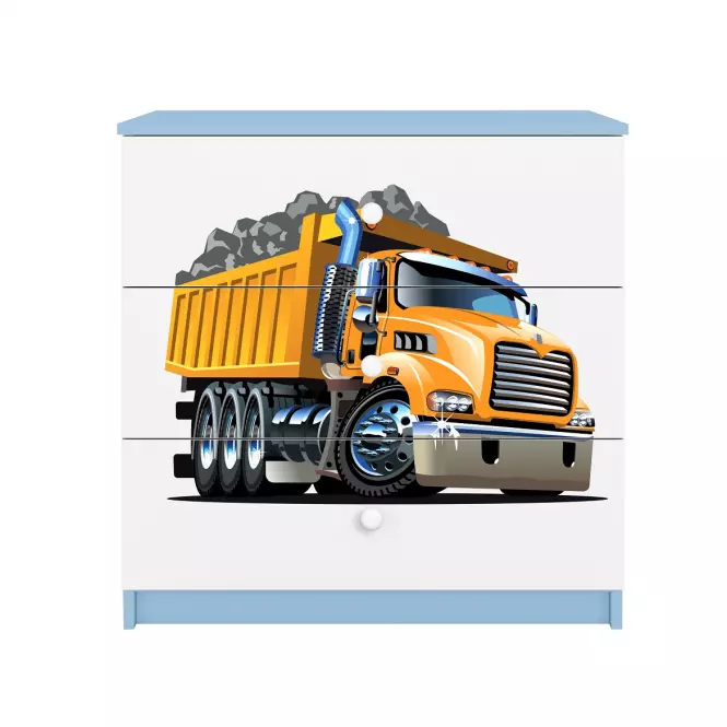 Komoda Pre Detská Babydreams Modrá – Truck