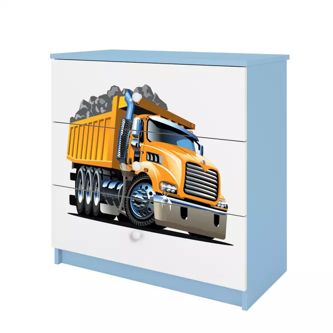 Komoda Pre Detská Babydreams Modrá – Truck