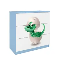 Detská komoda  Babydreams Modrá – Dino