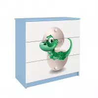 Komoda Pre Detská Babydreams Modrá – Dino