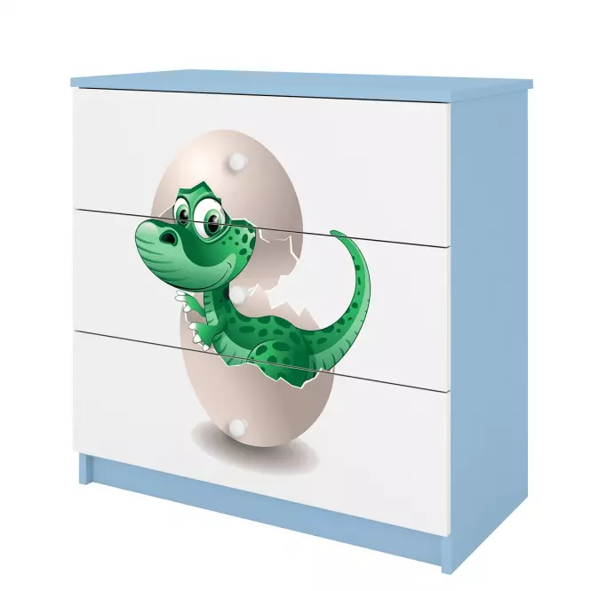 Komoda Pre Detská Babydreams Modrá – Dino