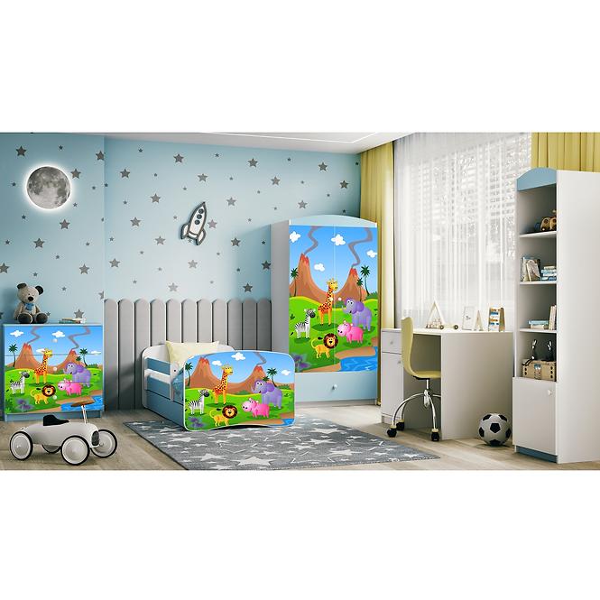 Komoda Pre Detská Babydreams Modrá – Safari