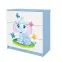 Detská komoda  Babydreams modrá – Slon