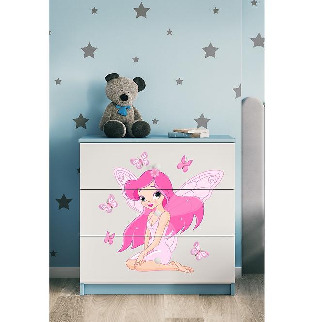Komoda Pre Detská Babydreams Modrá – Víla 1