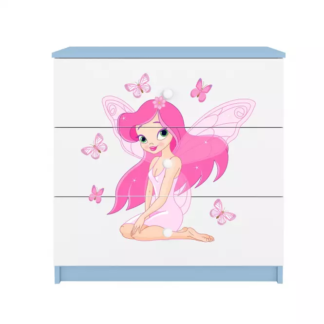 Komoda Pre Detská Babydreams Modrá – Víla 1