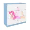 Detská komoda  Babydreams modrá – Víla 2