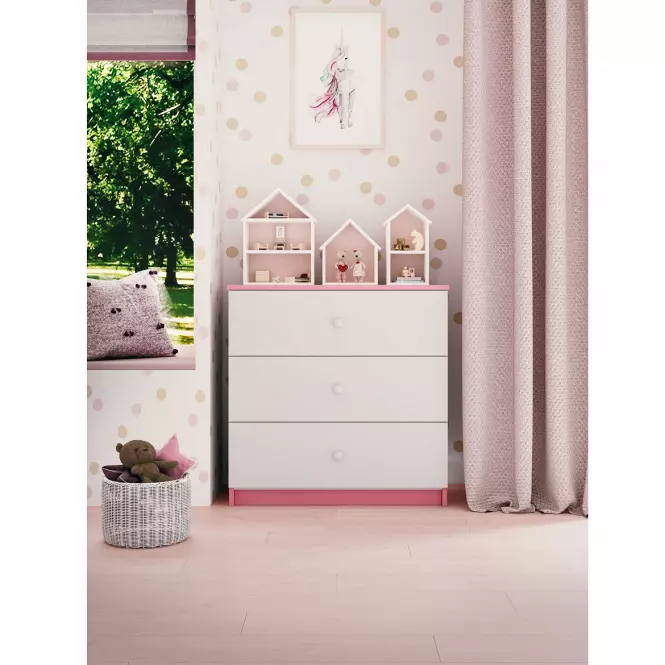 Komoda Pre Detská Babydreams Ružová