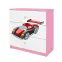 Detská komoda  Babydreams ružová – Auto,3