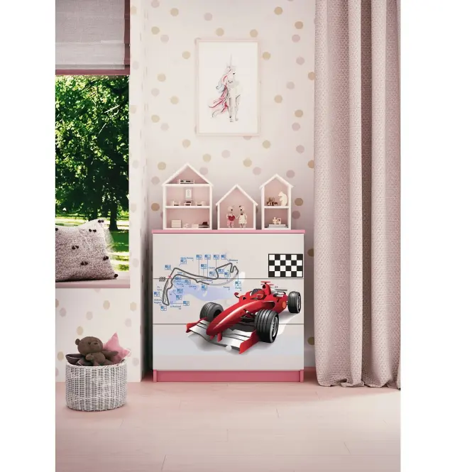 Detská komoda Babydreams ružová – Formula,5