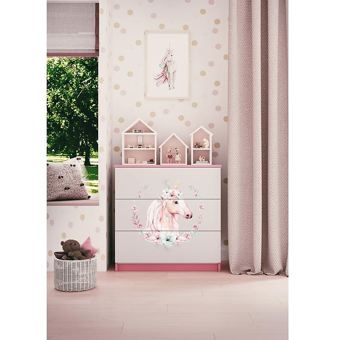 Komoda Pre Detská Babydreams Ružová – Horse