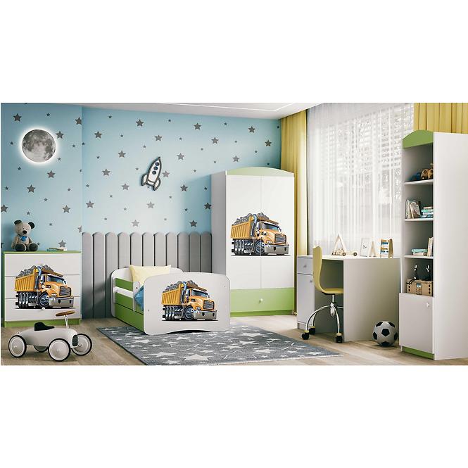 Komoda Pre Detská Babydreams Zelená – Truck