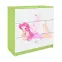 Detská komoda Babydreams zelená – Víla 2