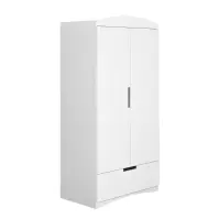 Skriňa Classic 90 cm – biela, dvojdverová