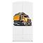 Skriňa Babydreams Biely – Truck,4