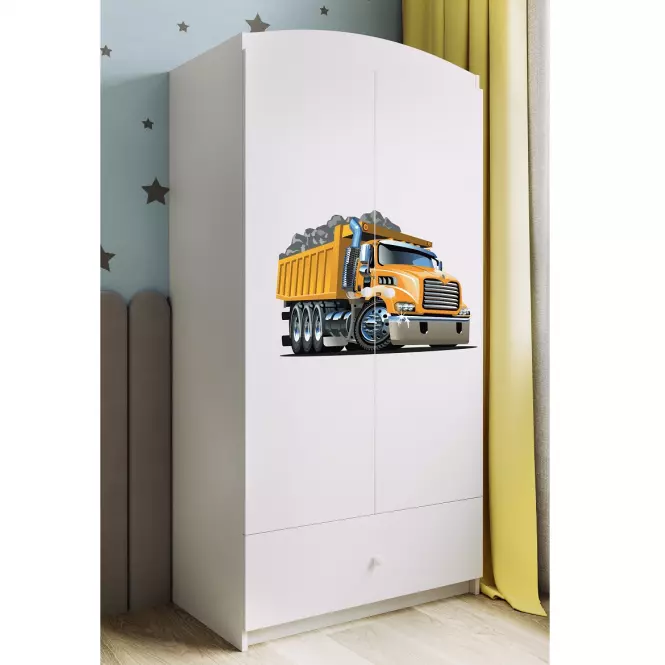 Skriňa Babydreams Biely – Truck