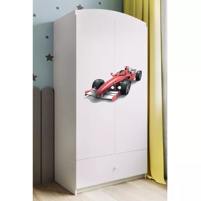 Skriňa Babydreams Biely – Racer