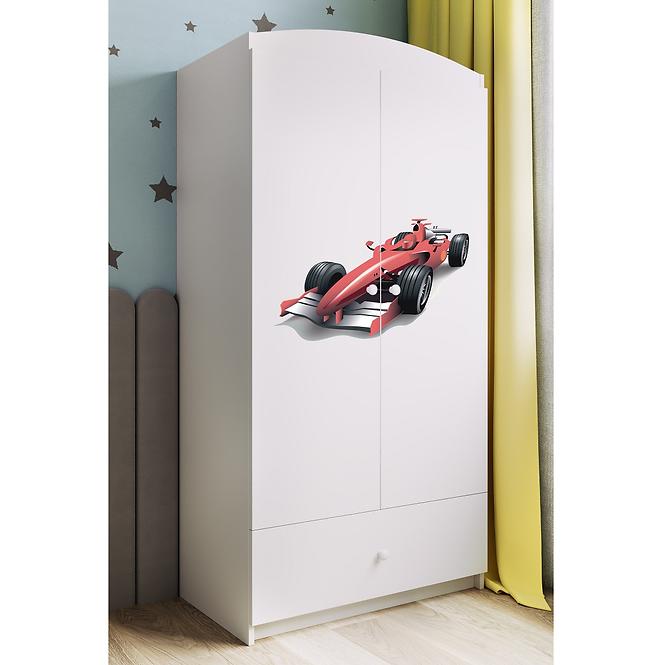 Skriňa Babydreams Biely – Racer