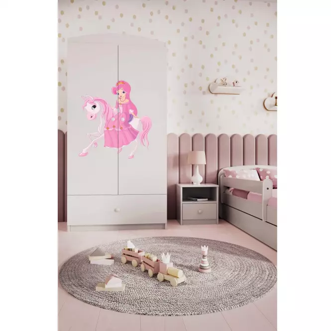 Skriňa Babydreams Biely – Princezná 1