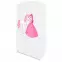 Skriňa Babydreams Biely – Princezná 2,5