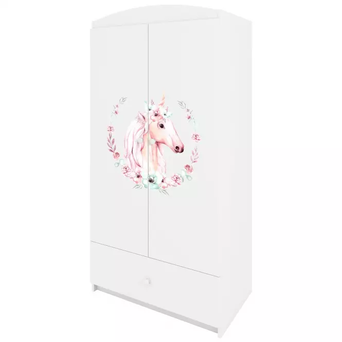 Skriňa Babydreams biela – Kôň