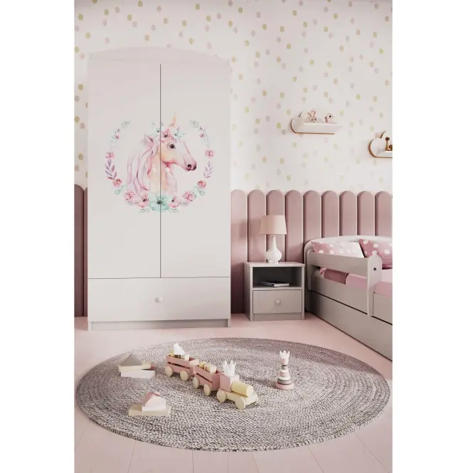Skriňa Babydreams biela – Kôň,6