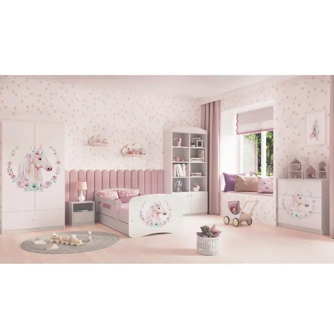 Skriňa Babydreams biela – Kôň,7