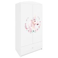 Skriňa Babydreams biela – Kôň