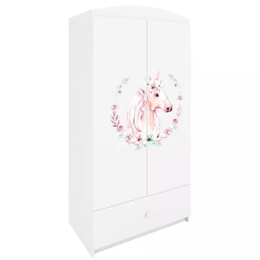 Skriňa Babydreams biela – Kôň