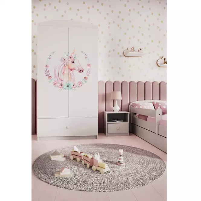 Skriňa Babydreams Biely – Horse