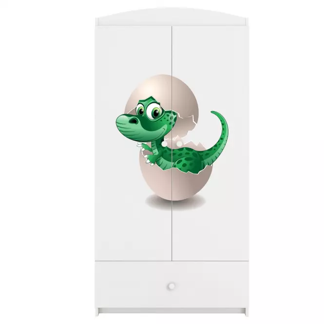 Skriňa Babydreams Biely – Dino