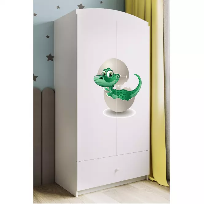 Skriňa Babydreams Biely – Dino