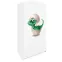 Skriňa Babydreams Dino 90 cm – biela, dvojdverová, zásuvka