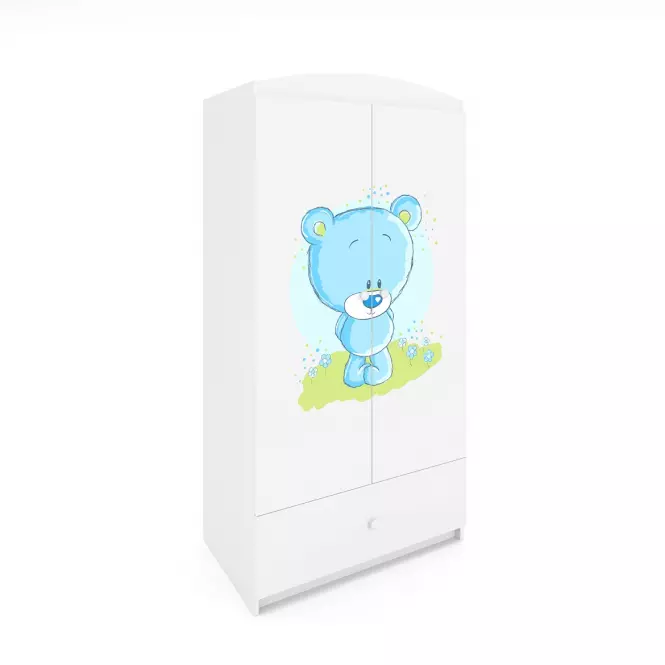 Skriňa Babydreams Biely – Medveď Modrá