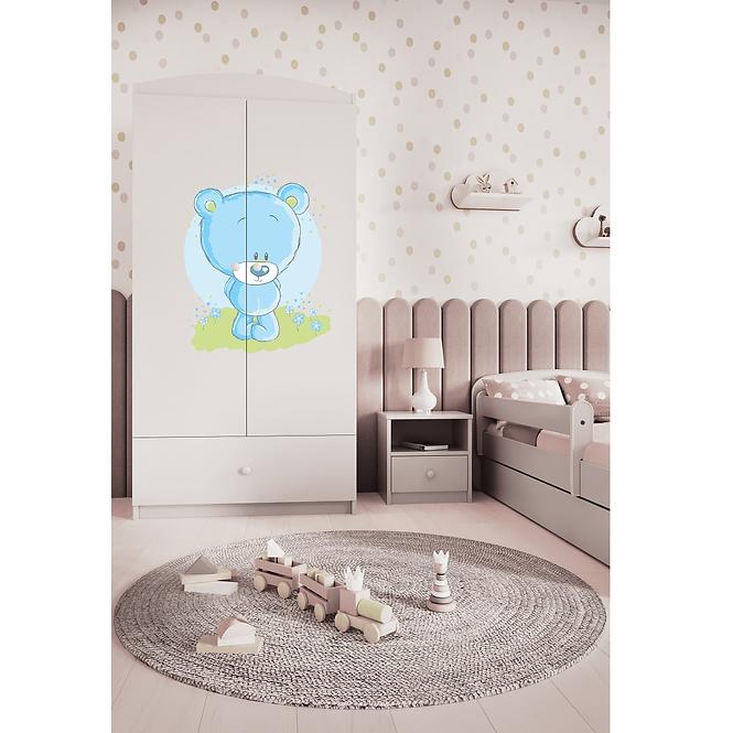Skriňa Babydreams Biely – Medveď Modrá