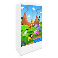 Skriňa Babydreams Biely – Safari