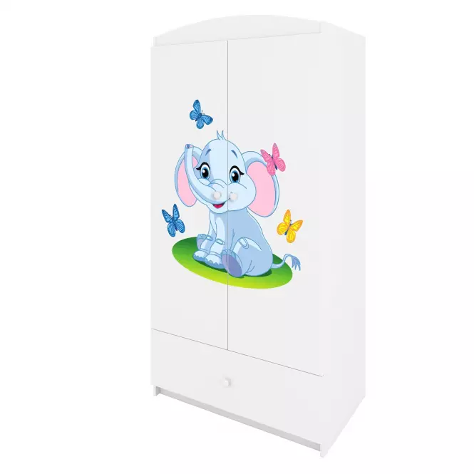 Skriňa Babydreams Biely – Slon,4