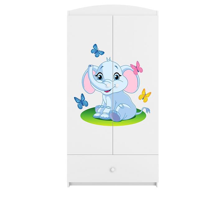 Skriňa Babydreams Biely – Slon