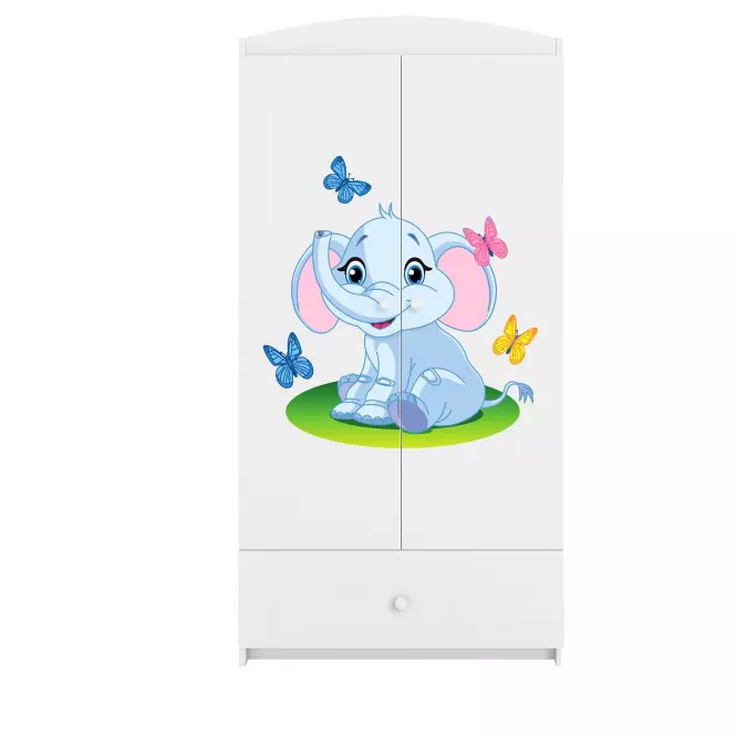 Skriňa Babydreams Biely – Slon,5